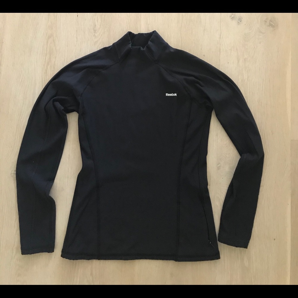 Reebok long sleeve mock turtle neck